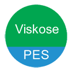 Waschhandschuh aus Viskose PES